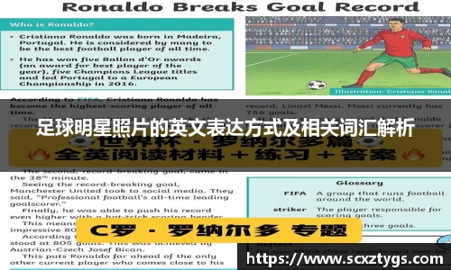 足球明星照片的英文表达方式及相关词汇解析